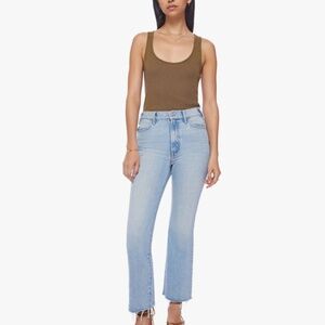 Mother The Hustler Ankle Fray NWT